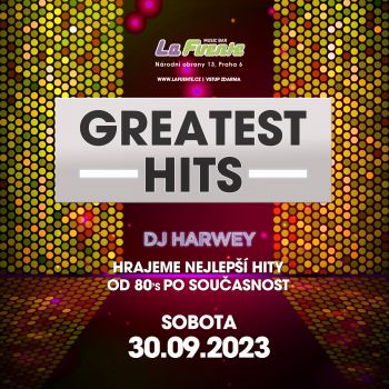 Greatest Hits & DJ Harwey Akční drinky na baru
